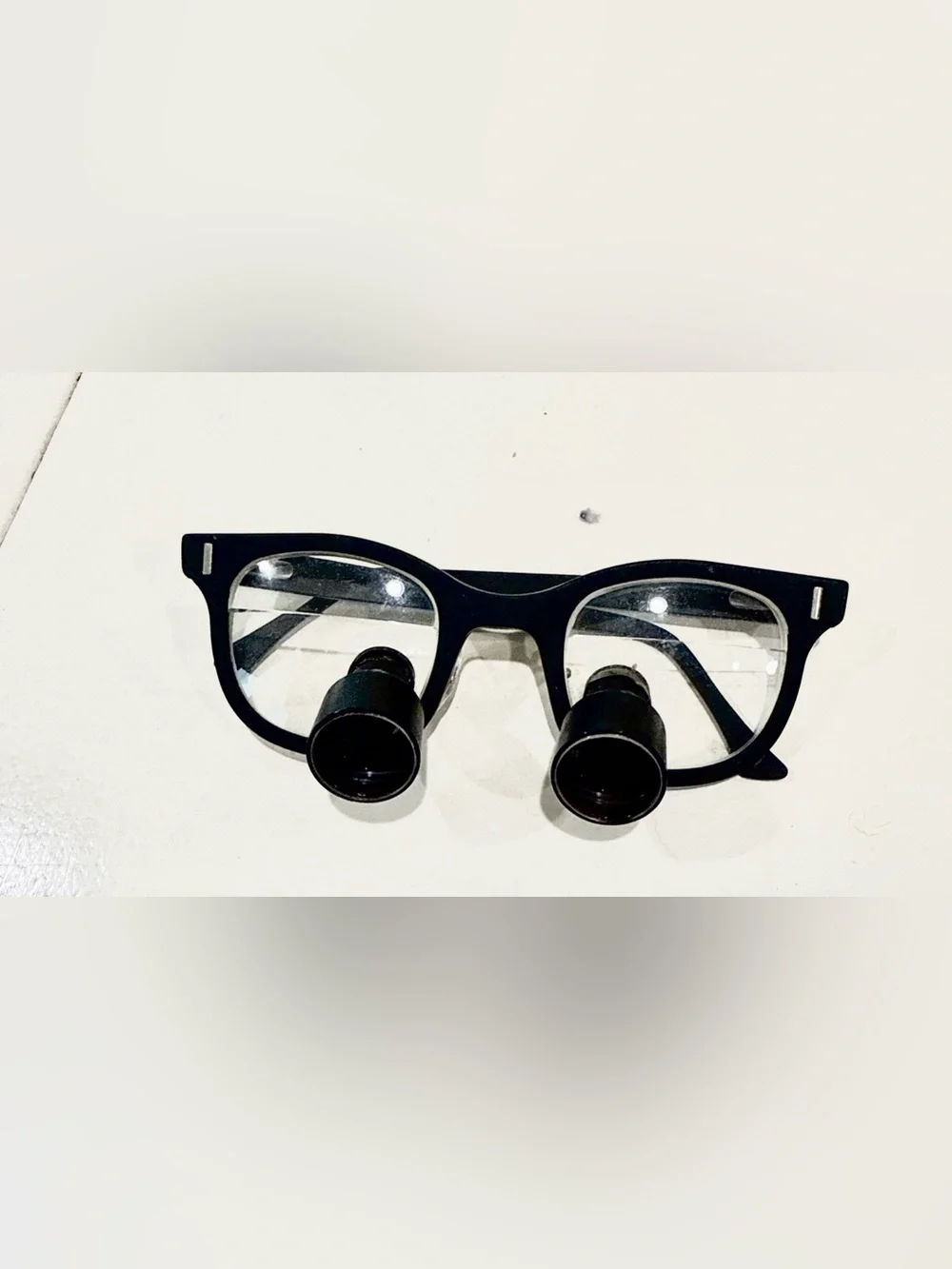 Vintage Dental Loupes 6.0X Optical Glasses Widening Temple Arms